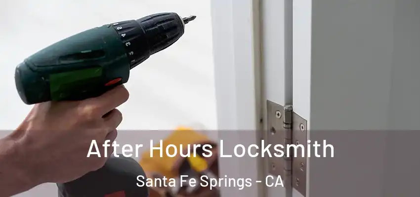  After Hours Locksmith Santa Fe Springs - CA