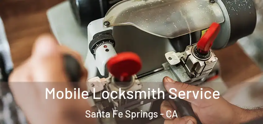  Mobile Locksmith Service Santa Fe Springs - CA